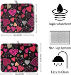 Valentine's Day Kitchen Drying Mats - Image 2