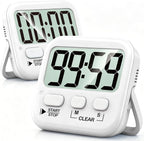 Antonki 2 Pack Digital Timer for Kids, Magnetic Countdown Kitchen Timers for by Antonki