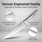McCook® Knife Sets, German Stainless Steel Knife Block Sets - Image 5