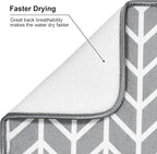 SUBEKYU Dish Drying Mat for Kitchen Counter, Absorbent Microfiber Dishes - Image 3