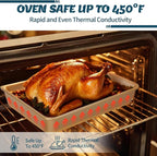 Baking Pans Set, Nonstick Stackable Bakeware Sets, Oven Pans - Image 5