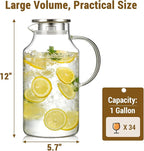 1 Gallon thickened Glass Pitcher - Image 2