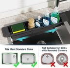 NiHome Extendable Sink Kitchen Organizer, Extra Long Telescopic Brush Storage - Image 5