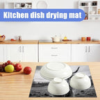Highland Cow Dish Drying Mat for Kitchen Counter Drying Pad Absorbent - Image 6