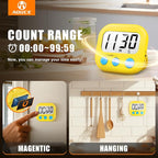 2 Pack Digital Kitchen Timer for Cooking Big Digits Loud Alarm Magnetic Backing - Image 4