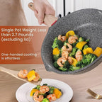 Starunder Induction Nonstick Skillet Frying Pan - Image 3