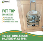 Evelots 2-in-1 Pot Lid Organizer - Image 4