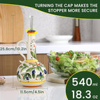 18 oz Ceramic Olive Oil Dispenser Bottle - Image 2