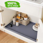 FLATO Waterproof Under Sink Mat 25" x 22" Shelf Liner - Image 4