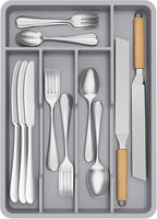 Lifewit Silverware Drawer Organizer Tray, Plastic Cutlery Storage by Lifewit