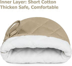 Short Oven Mitts, Heat Resistant 500°F, Silicone Grip Kitchen Gloves, Non-Slip - Image 4
