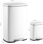 happimess HPM1006C Connor Rectangular 13-Gallon Trash Can - Image 4