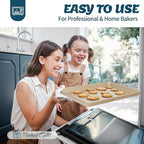 Baking Pans Set, Nonstick Stackable Bakeware Sets, Oven Pans - Image 6