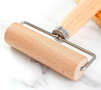 Roller Rolling Pin, 4 Inch Wood Rolling Pin - Image 4