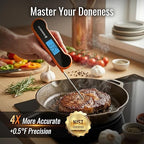 0.5 Sec Instant Read Meat Thermometer Digital - Image 3