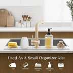 eormoe 30 Inch Faucet Mat for Kitchen Sink - Image 5