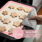Silicone Baking Mat Set of 3, Silicone Baking Mats Cookie Sheet, Non-Stick Mats - Image 4