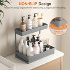 Sevenblue 3 Pack Multi-Purpose Under Sink Organizers and Storage, 2026 L-Shaped - Image 4