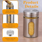 24 Pcs Stainless Steel Spice Jars - Image 3