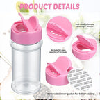 Eccliy 36 Pack 3 oz Clear Plastic Spice Jars - Image 3