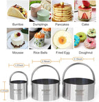 HULISEN Biscuit Cutter Set, Stainless Steel Round Cookies Cutter - Image 3