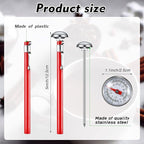 Xuhal 12 Pcs Stainless Steel Kitchen Thermometer - Image 2