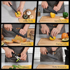 E-far Knife Set, 15-Piece Kitchen Knife Block Set - Image 7