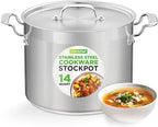 NutriChef Stainless Steel Cookware Stockpot by NutriChef%E2%84%A2Kitchen