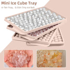WIBIMEN Mini Ice Cube Trays, 0.55” Tiny Pebble Ice - Image 7