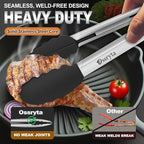 Kitchen Tongs with Silicone Tips - Image 2