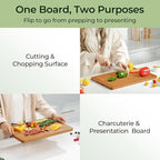 Keechee Extra Large Bamboo Cutting Board - Image 3