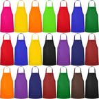 Foaincore Bib Aprons, Unisex Apron No Pocket Bulk Machine Washable Plain Aprons by Foaincore