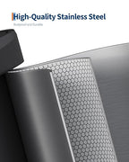 Garvee 16 gal / 60 L Stainless Steel Trash Can - Image 5