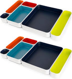 Three by Three Seattle 12 Piece Metal Organizer Tray Set - Image 5