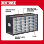 CRAFTSMAN Storage Organizer, 30 Small Drawer Modular Storage System, Easily - Image 6