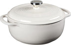 Lodge 4.5 Quart Enameled Cast Iron Dutch Oven by Lodge