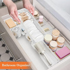 SpaceHacks 25 PCS Plastic Drawer Organizer Set, 4-Size Versatile Organizer - Image 6