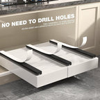Seinloes 4 Pack Pull Out Cabinet Organizer 22" Deep, Full Extension 3 Slide - Image 7