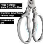 AWinjoy Heavy Duty Sharp Kitchen Scissors, Dishwasher Safe, Cooking Shears - Image 3