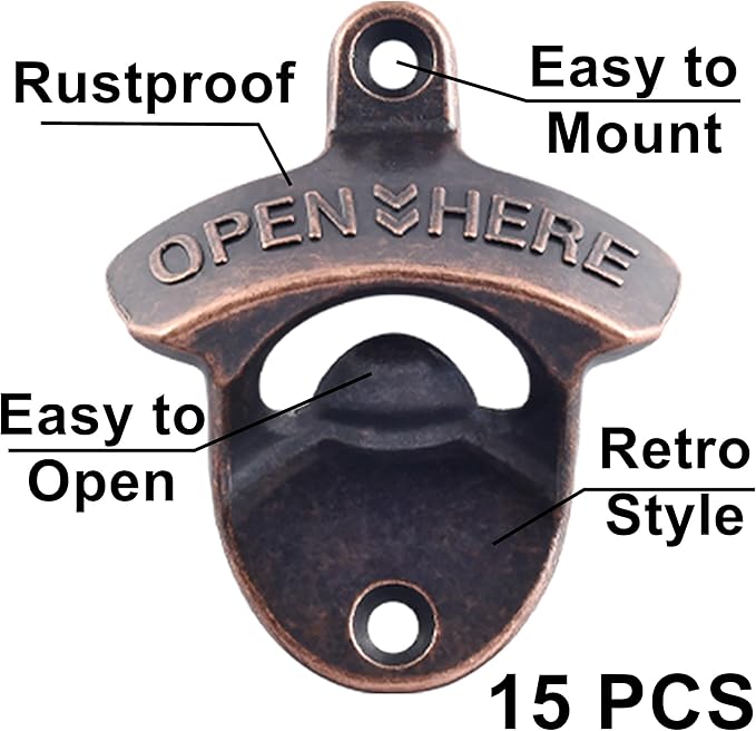 Retro Bottle Cap Opener Mountable - Image 2