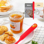 Silicone Jar Spatula, Heat Resistant Jam Spreader - Image 2