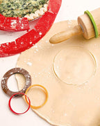 Talisman Designs Silicone Rolling Pin Bands | 8 Piece Set | Ensure Dough - Image 7