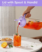 64oz Glass Mason Jar Pitcher - Image 5
