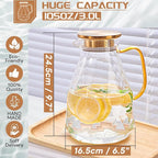Yirilan Glass Pitcher, 3 Liter Water Carafe - Image 2