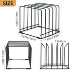 2-Pack 5-Tier Cutting Board Holder, Kitchen Cabinet Organizer Holder, - Image 6