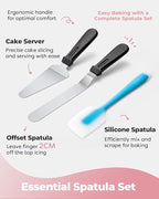 Kootek Aluminium Cake Turntable Set, Baking Tools - Image 5