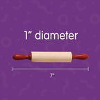 Colorations Natural Wood Rolling Pins, - Image 3