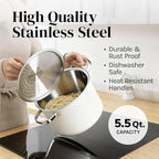 Cooler Concepts Pasta Pot with Strainer Lid - Image 5