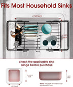 Sakugi Dish Drying Rack in Sink - Image 3