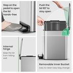 Cesun Small Bathroom Trash Can - Image 4